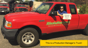 Production manager truck